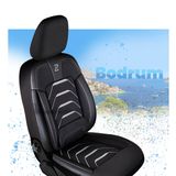 Autopoťahy pre Honda Civic (IX) SED/COM 2012-2017 BODRUM_Sivé 2+3
