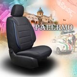 Autopoťahy pre Kia Rio (II) 2005-2011 PALERMO_Čierno-modré 2+3