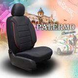 Autopoťahy pre Daewoo Leganza 1997-2002 PALERMO_Čierno-červené 2+3