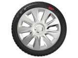 Puklice pre HyundaiStratos RC 14&quot; Silver 4ks