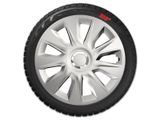 Puklice pre Renault Stratos RC 16&quot; Silver 4ks set