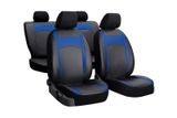 Autopoťahy pre Citroen C4 (II) 2010-2017 Design Leather modré 2+3