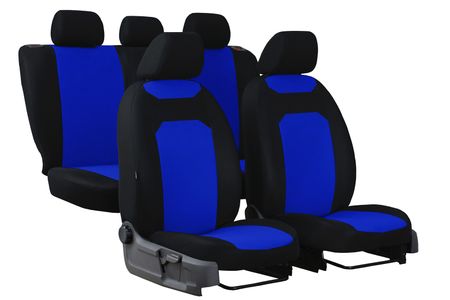 Autopoťahy pre Seat Toledo (IV) 2012-2018 CARO modré 2+3